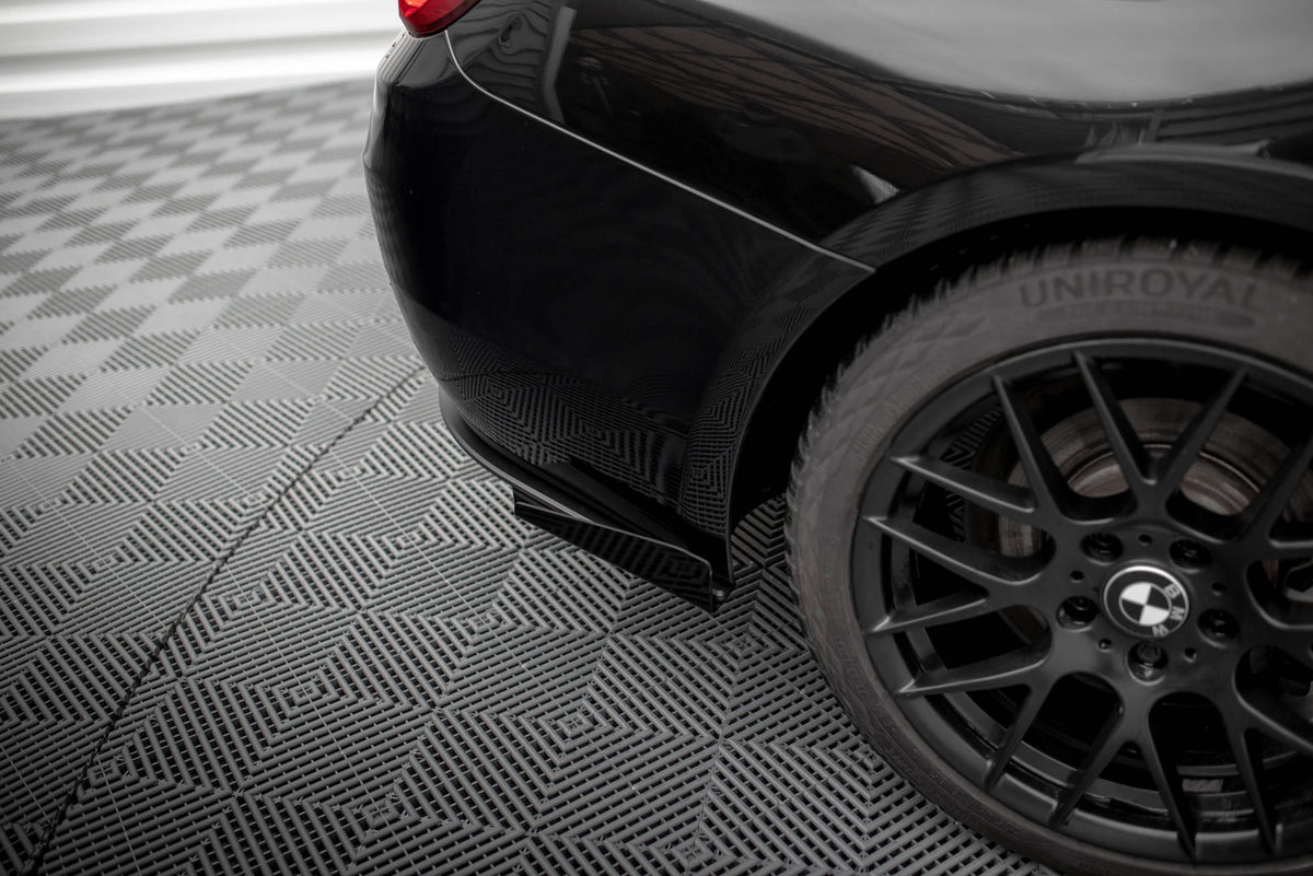 Street Pro Heck Ansatz Flaps Diffusor + Flaps passend für BMW 4er Gran Coupe F36 schwarz Hochglanz – Ansicht 4