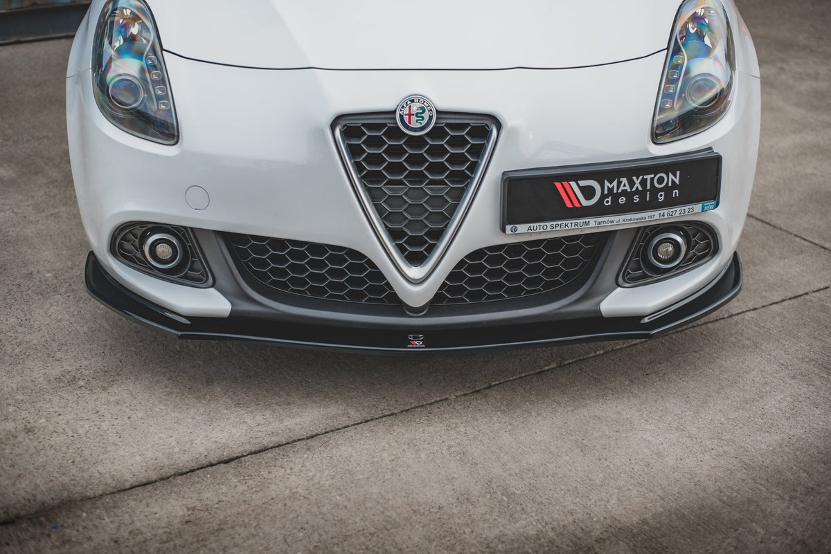 Street+ Spoilerlippe Front Ansatz V.2 passend für Alfa Romeo Giulietta  schwarz Hochglanz – Ansicht 4