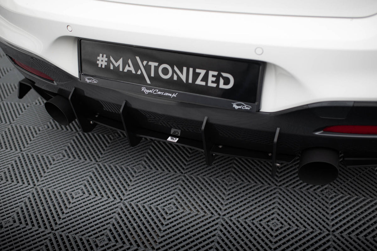 BMW 1er F20/F21 M-POWER FACELIFT - Diffusor Heck Ansatz passend für Heckschürze V.1 passend für – Ansicht 4