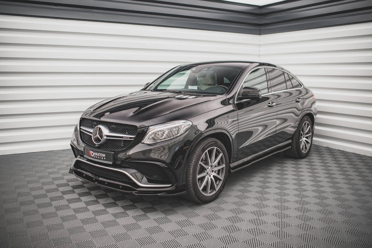 Street+ Seitenschweller Leisten passend für Mercedes-Benz GLE Coupe 63 AMG C292 schwarz Hochglanz – Ansicht 4