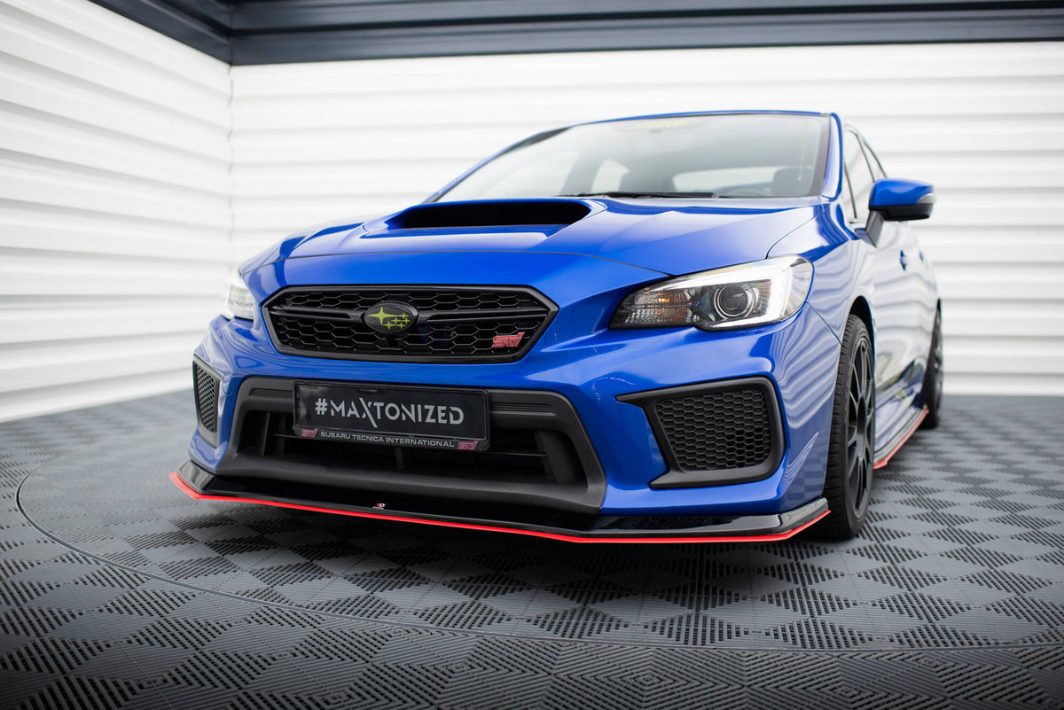 Street+ Spoilerlippe Front Ansatz V.2 passend für Subaru WRX STI Mk1 Facelift – Ansicht 1