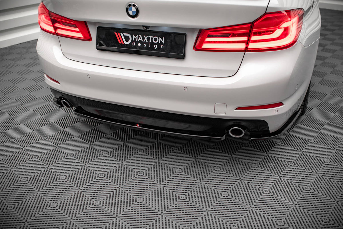 Heckansatz BMW 5er Limousine G30 schwarz Hochglanz – Ansicht 4