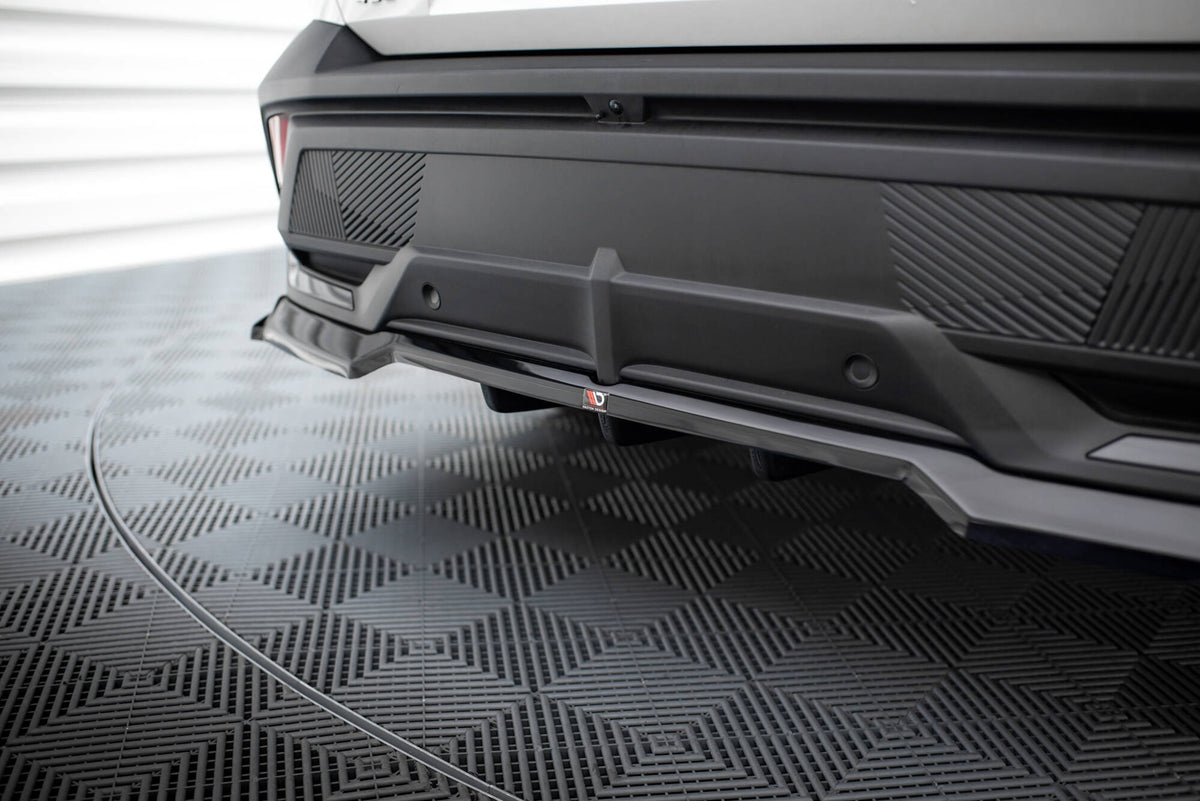 Street+ Mittlerer Diffusor RACE passend für Peugeot 408 Mk1 schwarz Hochglanz – Ansicht 3