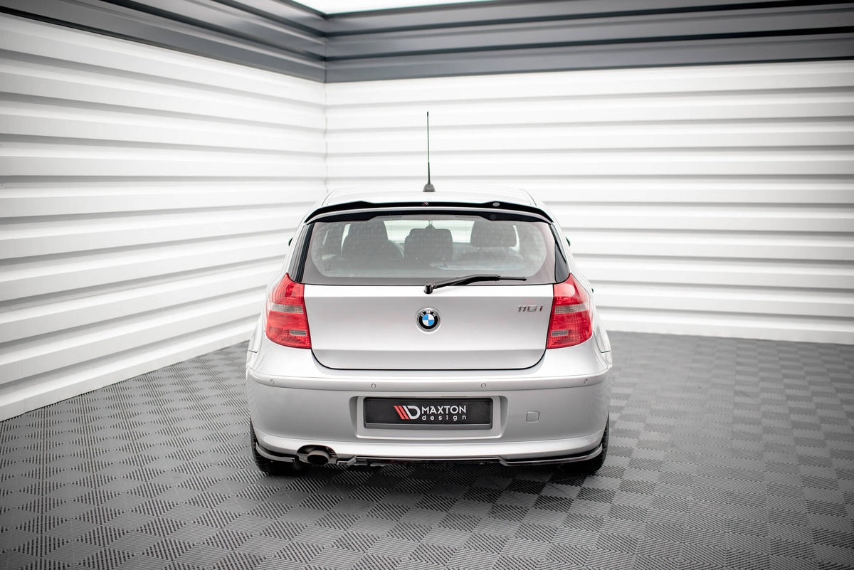 Heckspoiler Lippe V.2 BMW 1er E81 Facelift schwarz Hochglanz – Ansicht 1