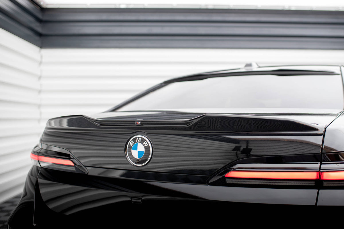 Heckspoiler Lippe 3D BMW 7 G70 schwarz Hochglanz – Ansicht 3
