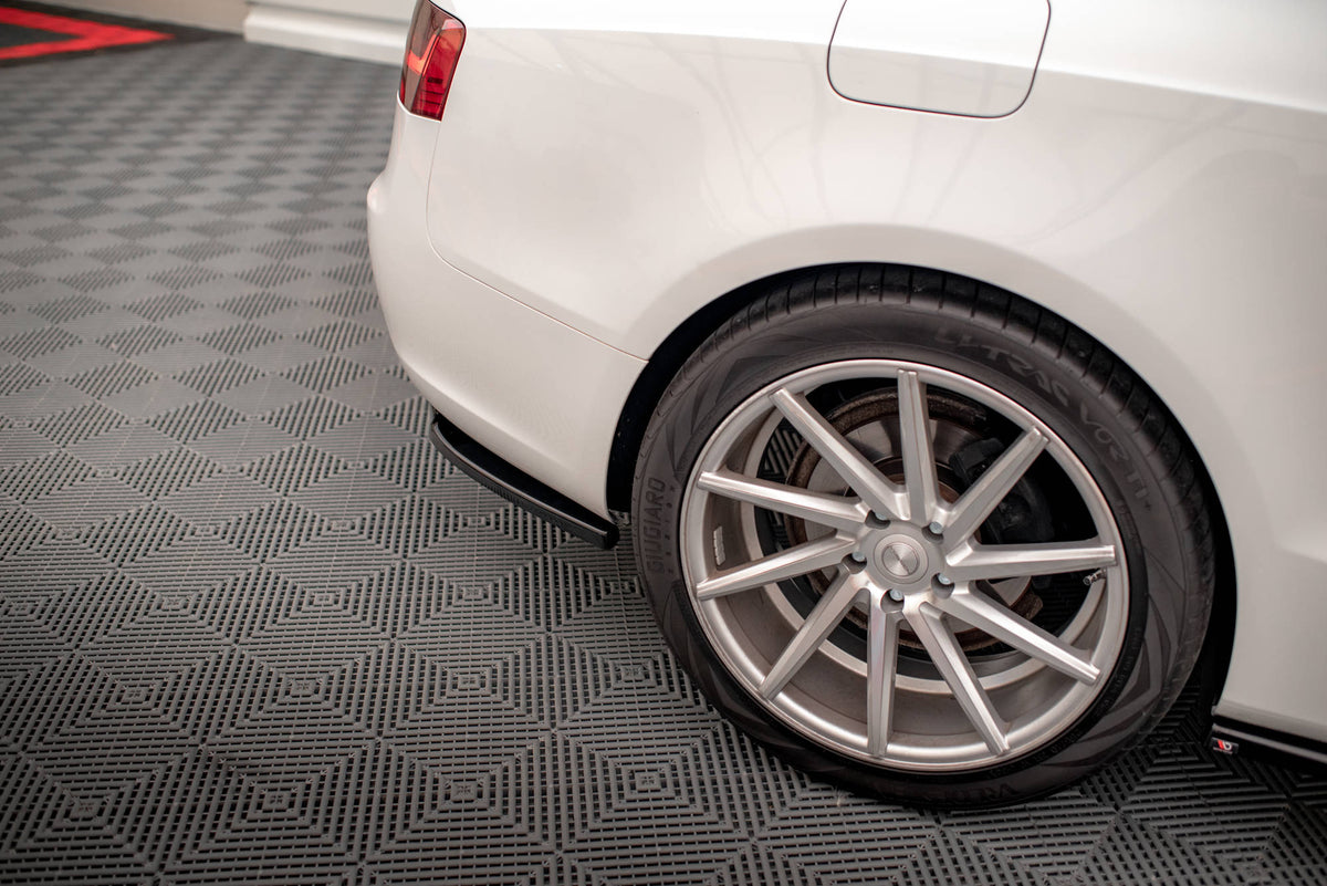 Street+ Mittlerer Diffusor RACE passend für Audi A5 Coupe 8T Facelift schwarz Hochglanz – Ansicht 3