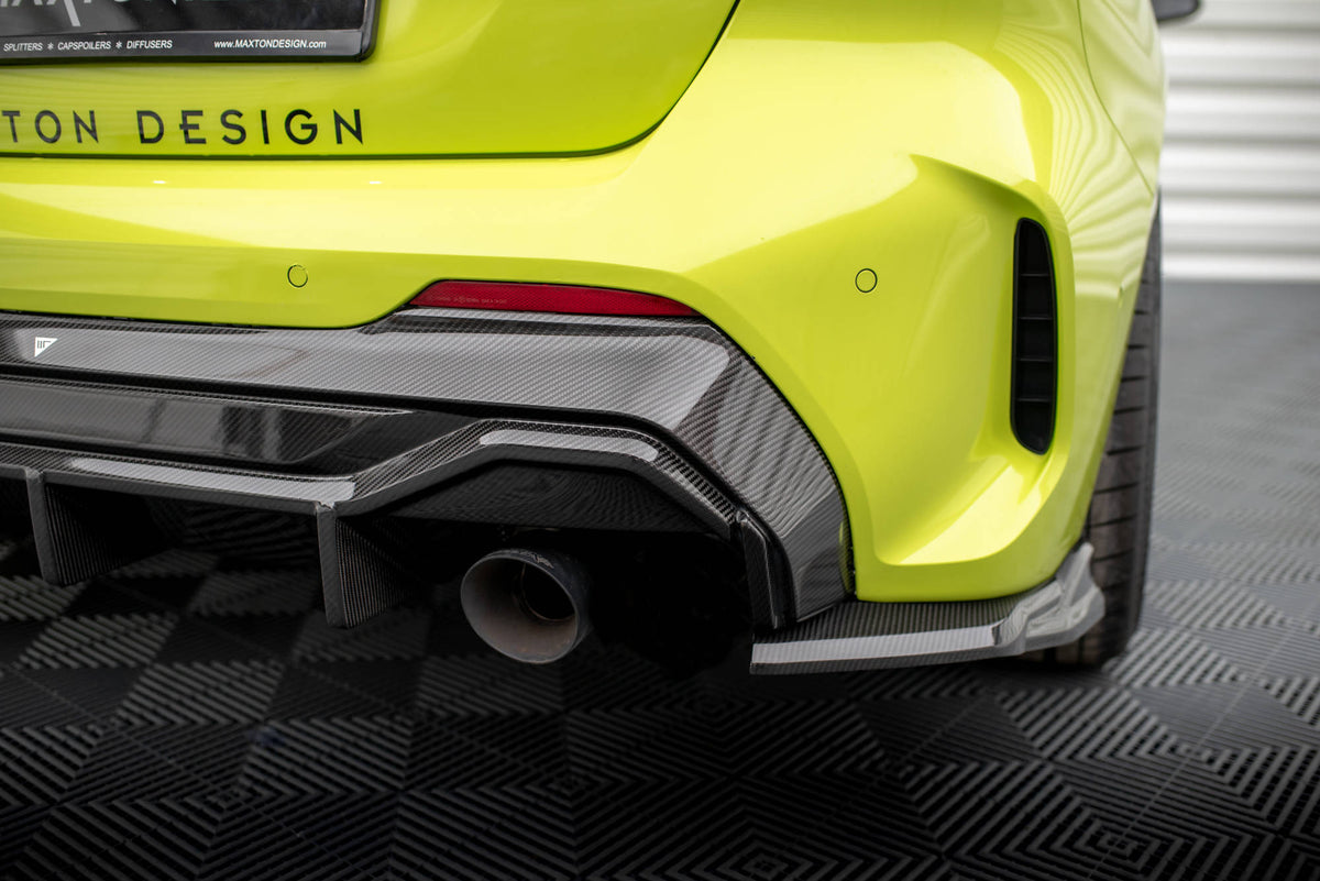 Carbon Fiber Diffusor Heck Ansatz passend für Prepreg V.2 BMW 1er M-Paket/ M135i / 128ti F40 – Ansicht 3