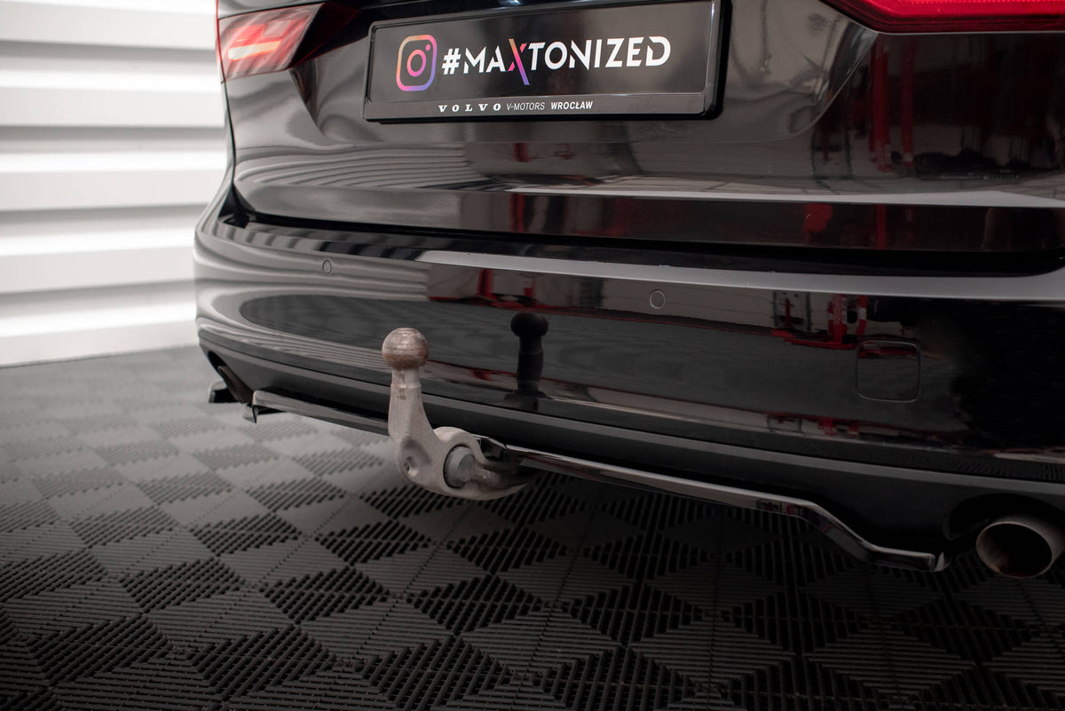 Street+ Mittlerer Diffusor RACE V.2 passend für Volvo V90 Mk2 schwarz Hochglanz – Ansicht 1