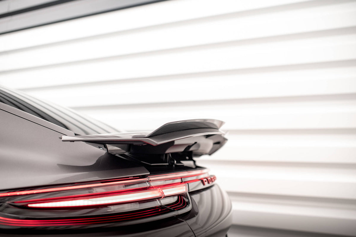 Heckspoiler Lippe Porsche Panamera GTS / Panamera E-Hybrid / Panamera Turbo S E-Hybrid 971 schwarz Hochglanz – Ansicht 5