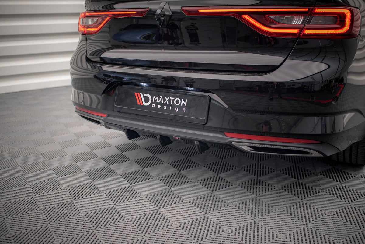 Diffusor Heck Ansatz passend für Renault Talisman schwarz Hochglanz – Ansicht 3