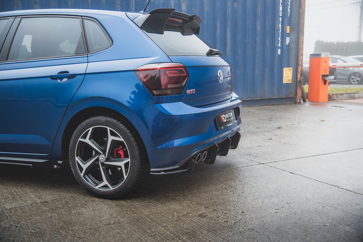 Robuste Racing Diffusor Heck Ansatz passend für VW Polo GTI Mk6 – Ansicht 5