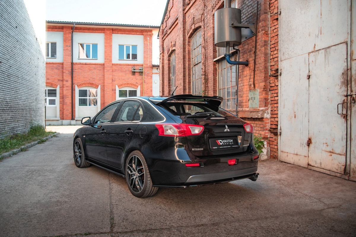Heckspoiler Lippe Mitsubishi Lancer Sportback Mk8 schwarz Hochglanz – Ansicht 3