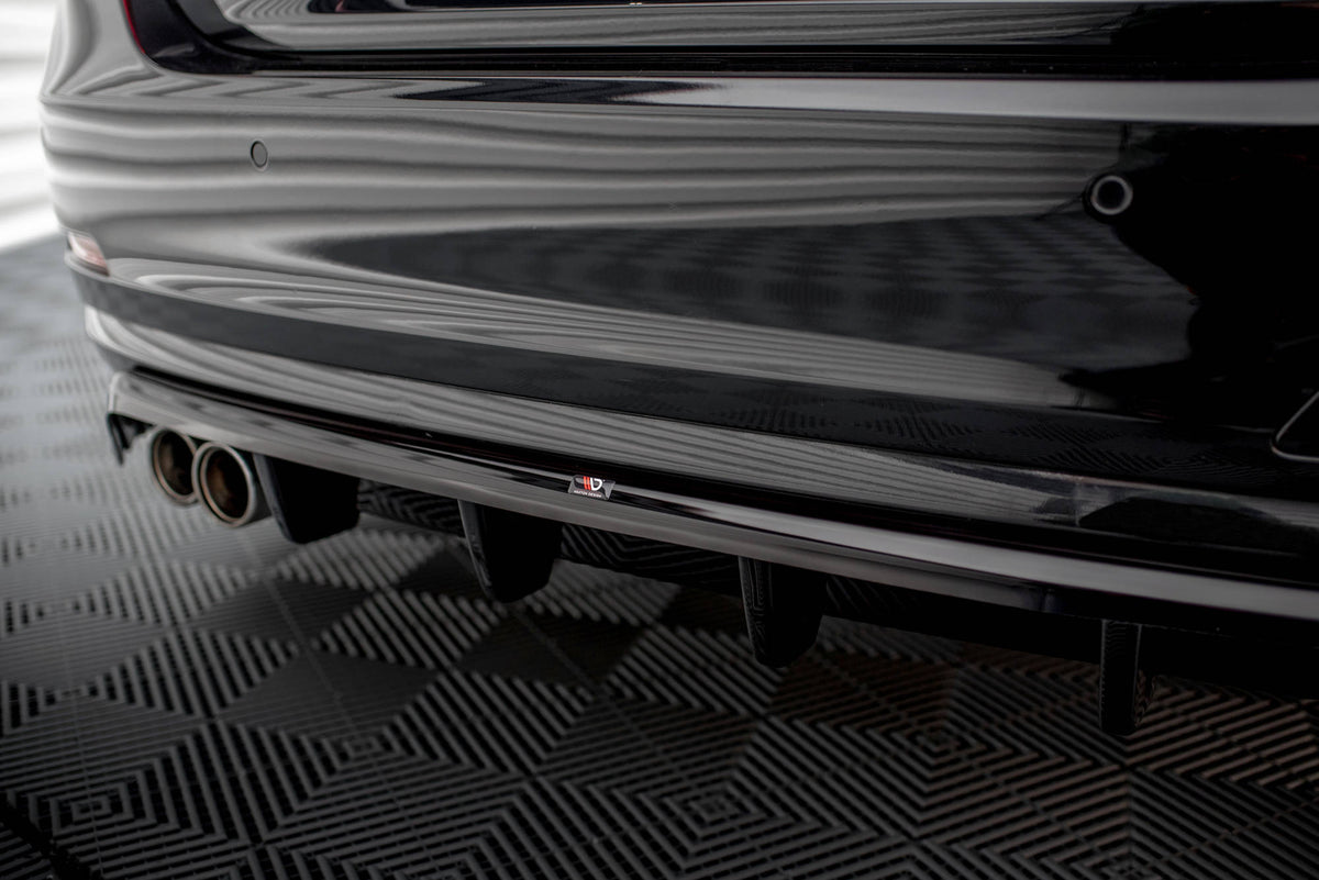Street+ Mittlerer Diffusor RACE passend für BMW 4er Gran Coupe F36 schwarz Hochglanz – Ansicht 4