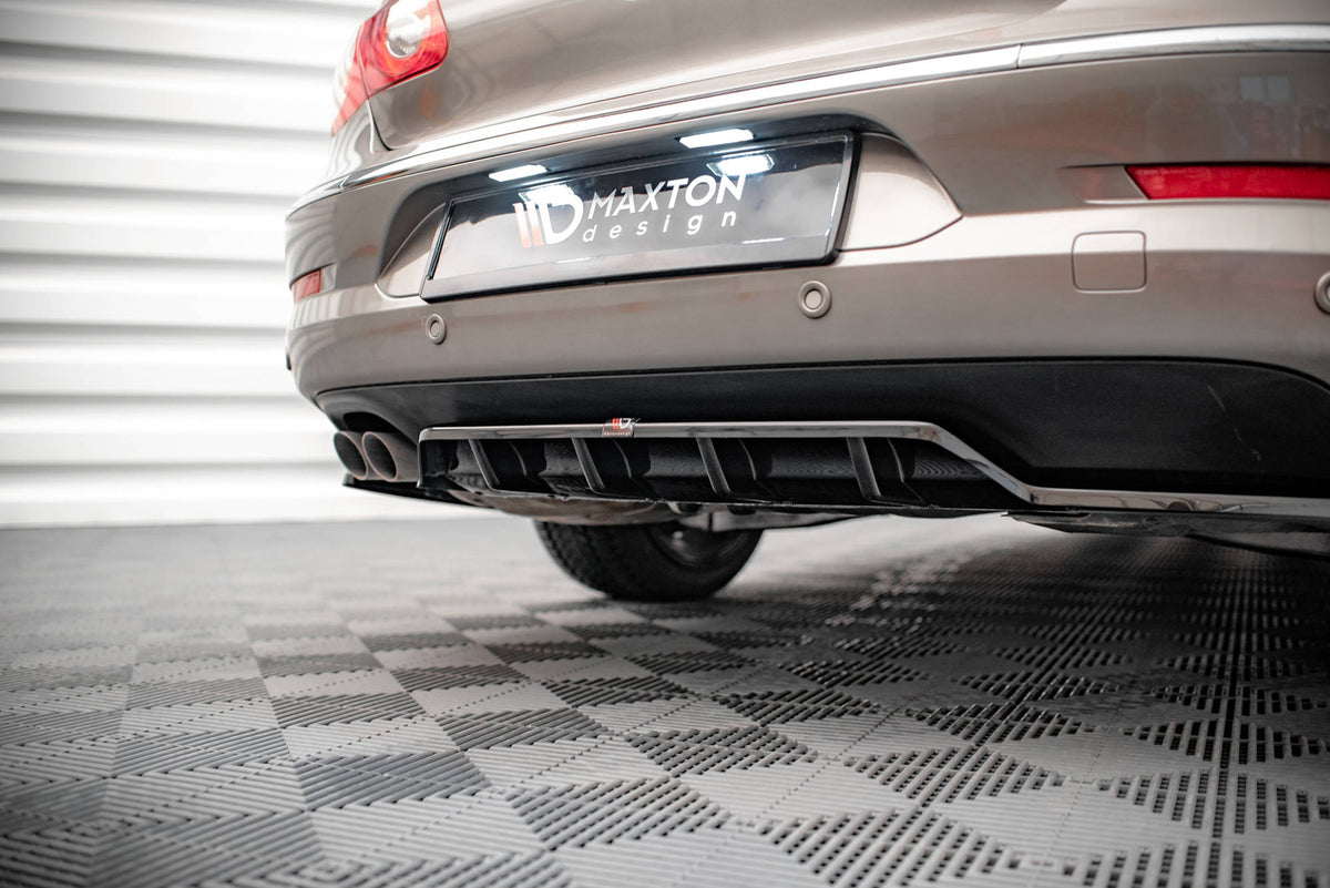 Street+ Mittlerer Diffusor RACE passend für VW Passat CC schwarz Hochglanz – Ansicht 5
