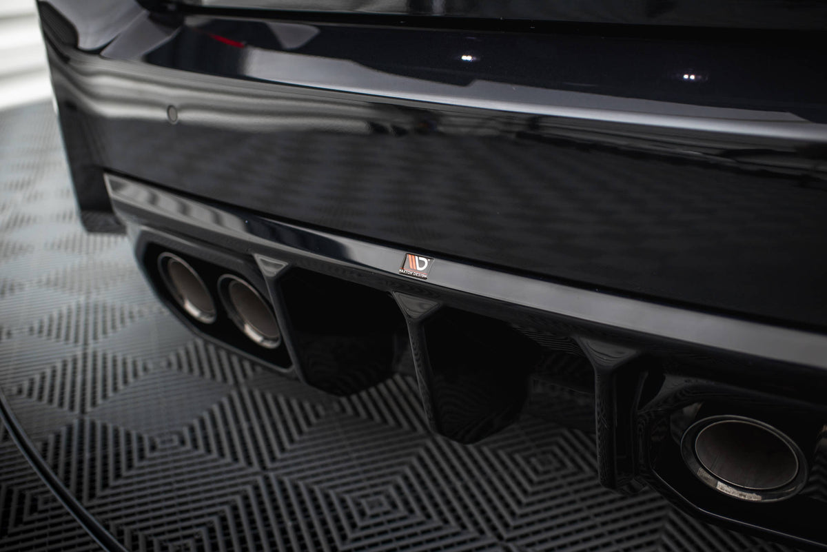 Diffusor Heck Ansatz V.2 passend für BMW M2 G87 schwarz Hochglanz – Ansicht 5
