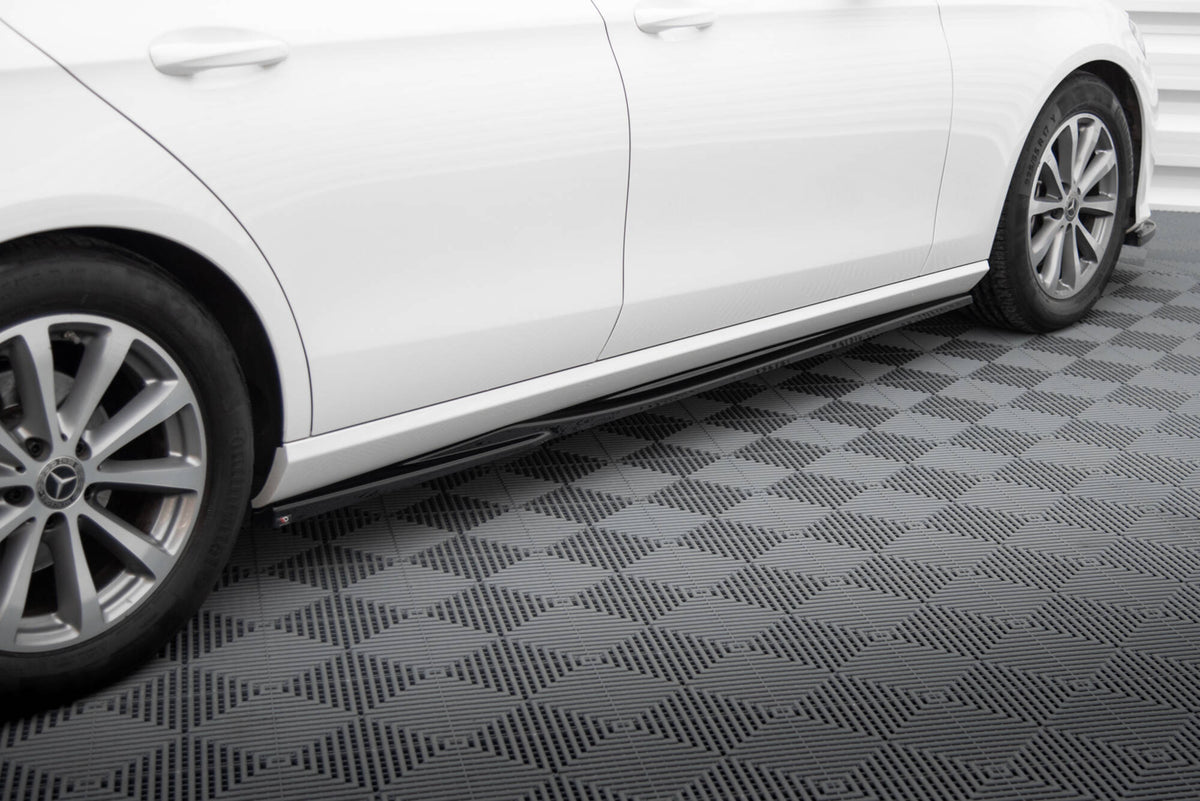 Street+ Seitenschweller Leisten passend für Mercedes-Benz E W213 schwarz Hochglanz – Ansicht 6