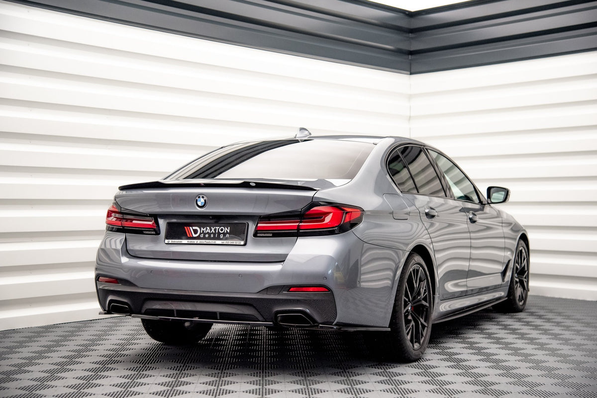 Heckspoiler Lippe V.3 BMW 5er Standard / M-Paket / M550 Limousine G30 / G30 Facelift  schwarz Hochglanz – Ansicht 3