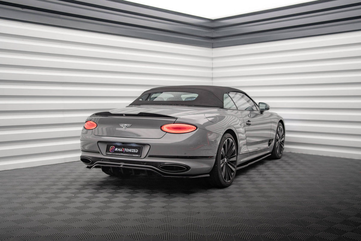3D Heckspoiler Lippe Bentley Continental Convertible GT Mk3 schwarz Hochglanz – Ansicht 1
