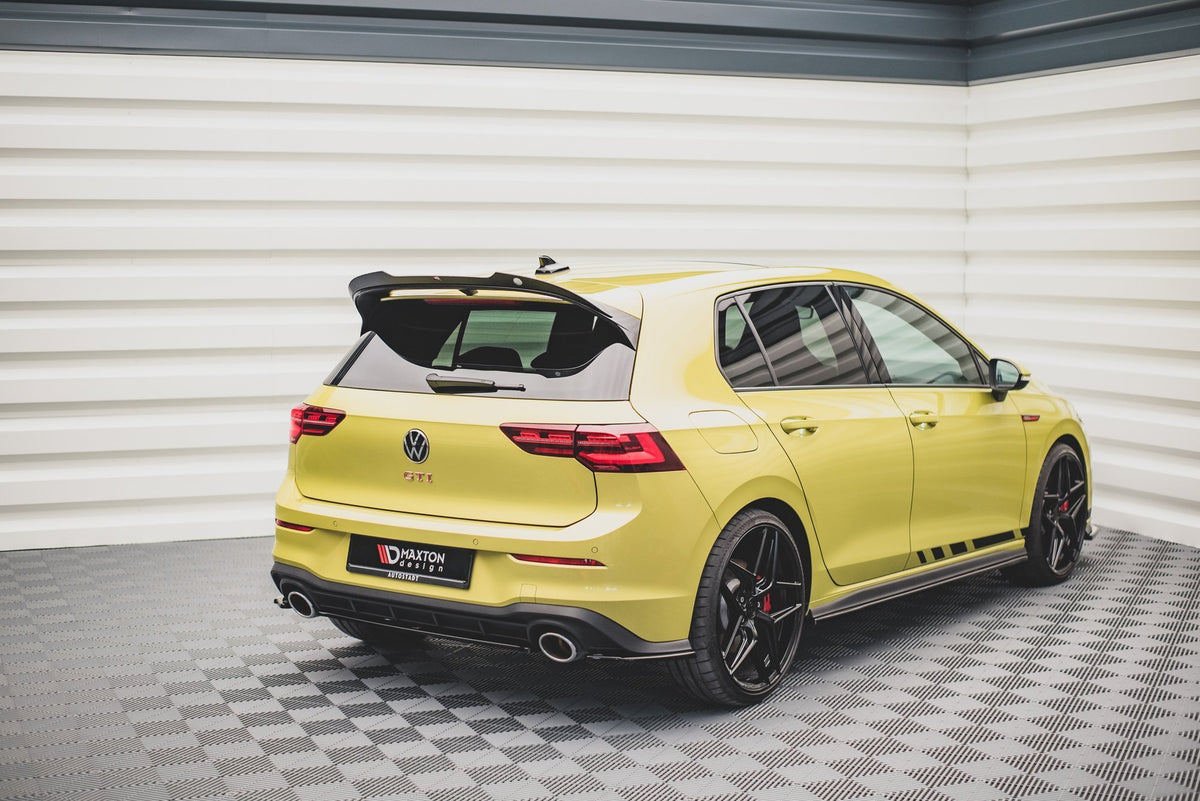 Heckansatz VW Golf GTI Clubsport Mk8 schwarz Hochglanz – Ansicht 1