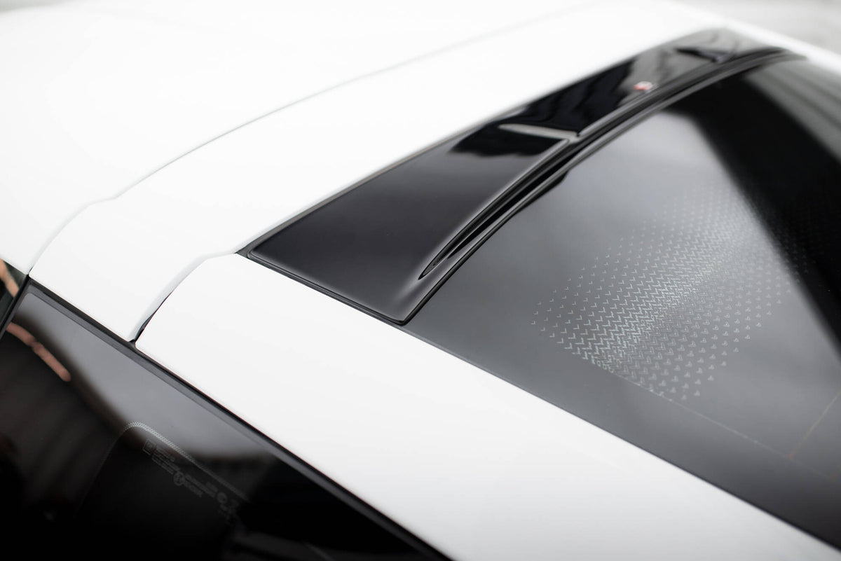 Heckscheiben Spoiler passend für Chevrolet Corvette Stingray / Z06 C7 schwarz Hochglanz – Ansicht 1