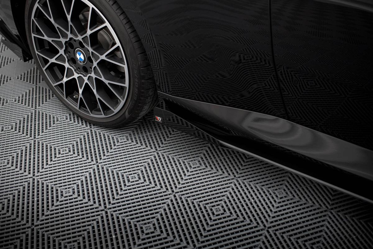 Seitenschweller Flaps passend für BMW 2 Coupe G42 schwarz Hochglanz – Ansicht 1