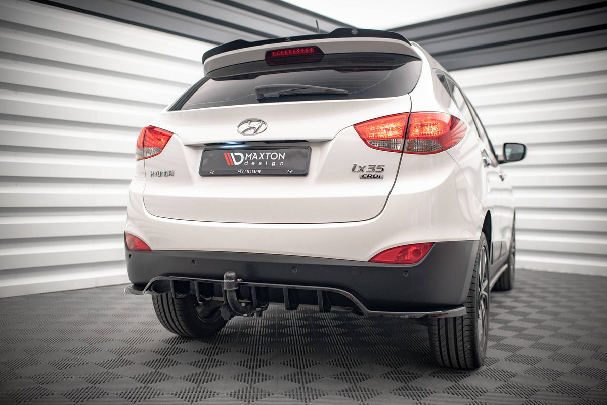 Street+ Mittlerer Diffusor RACE passend für Hyundai ix35 Mk1 schwarz Hochglanz – Ansicht 5