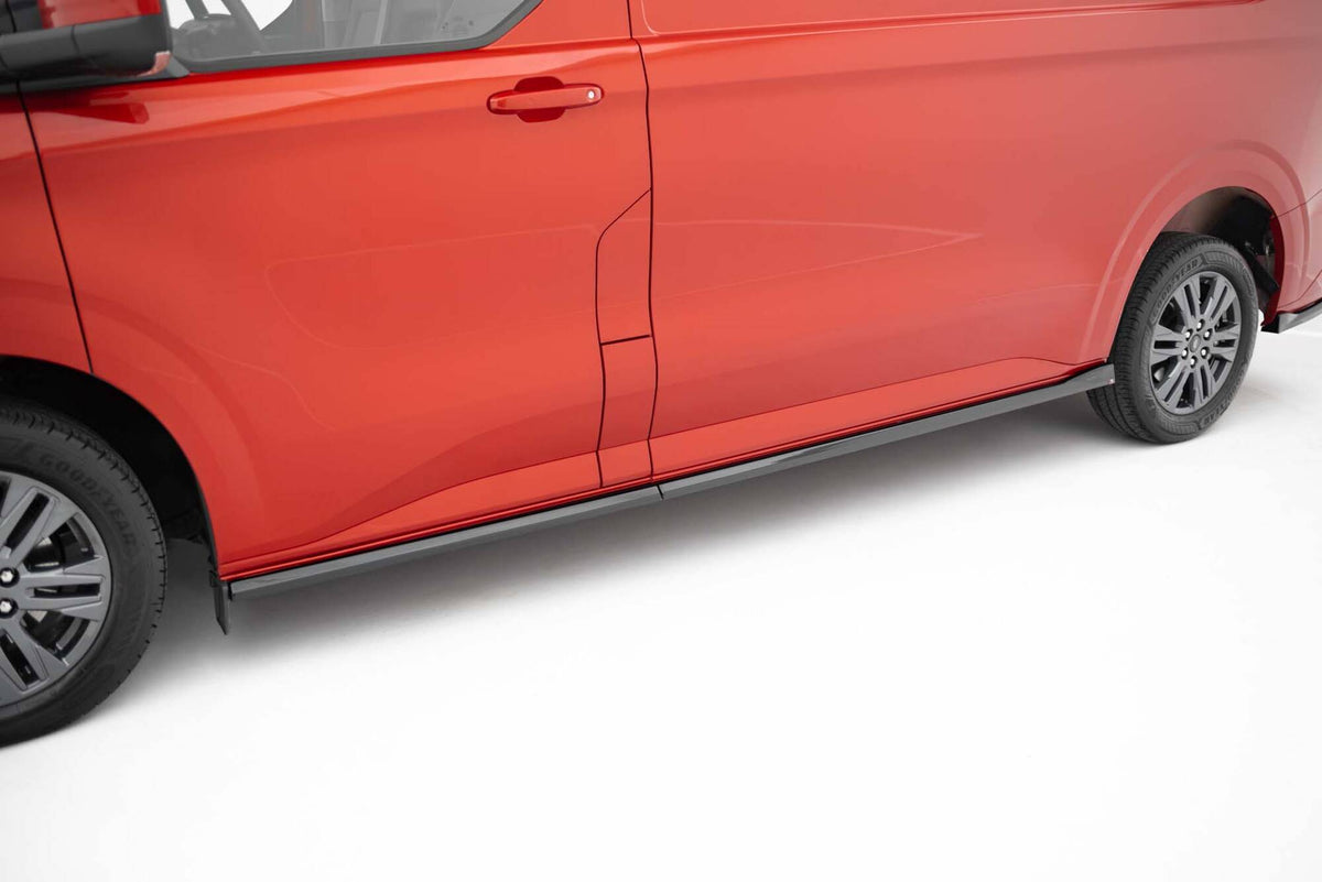 Street+ Seitenschweller Leisten passend für VW Transporter L1 T7 schwarz Hochglanz – Ansicht 3