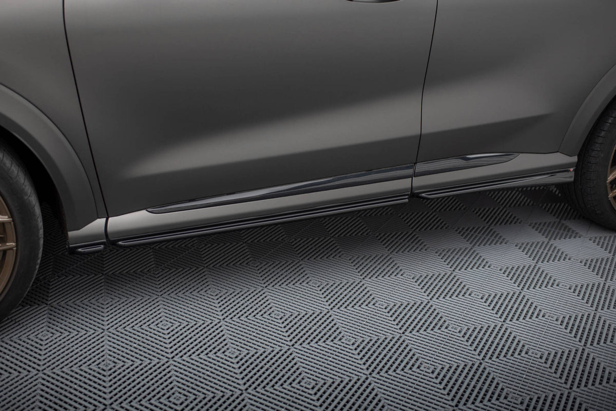 Street+ Seitenschweller Leisten passend für Ford Puma ST / ST-Line / Standard Mk1 schwarz Hochglanz – Ansicht 3
