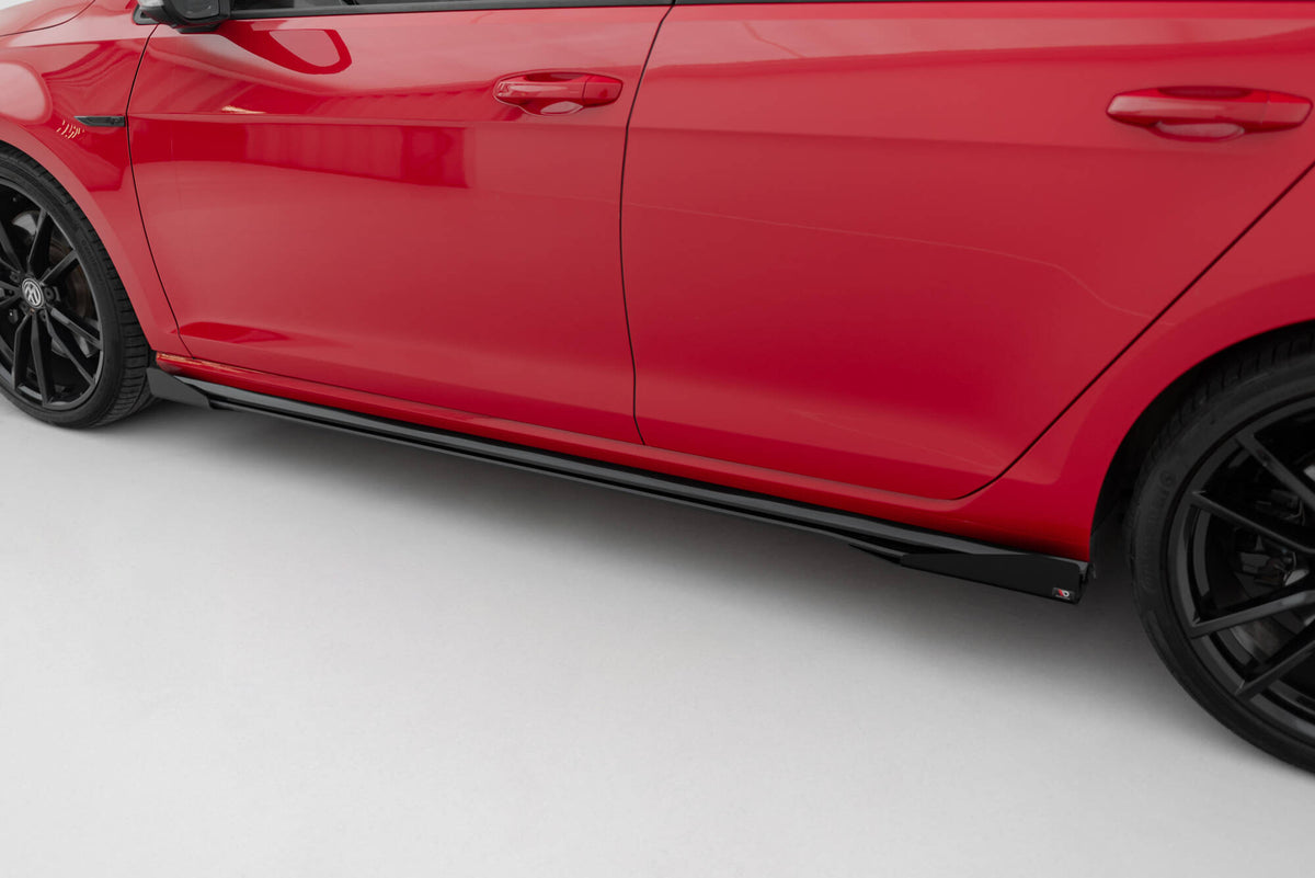 Seitenschweller Flaps passend für VW Golf R / R-Line Mk7 Facelift schwarz Hochglanz – Ansicht 3
