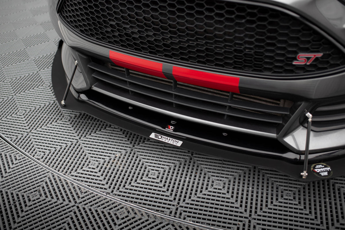 Hybrid Street+ Spoilerlippe Front Ansatz V.2 passend für Ford Focus ST Mk3 FL – Ansicht 4