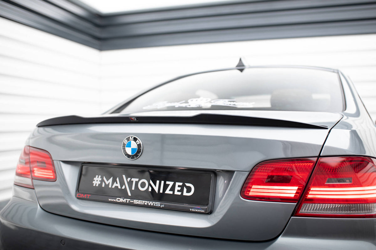 Heckspoiler Lippe BMW 3er M-Paket Coupe E92 schwarz Hochglanz – Ansicht 3