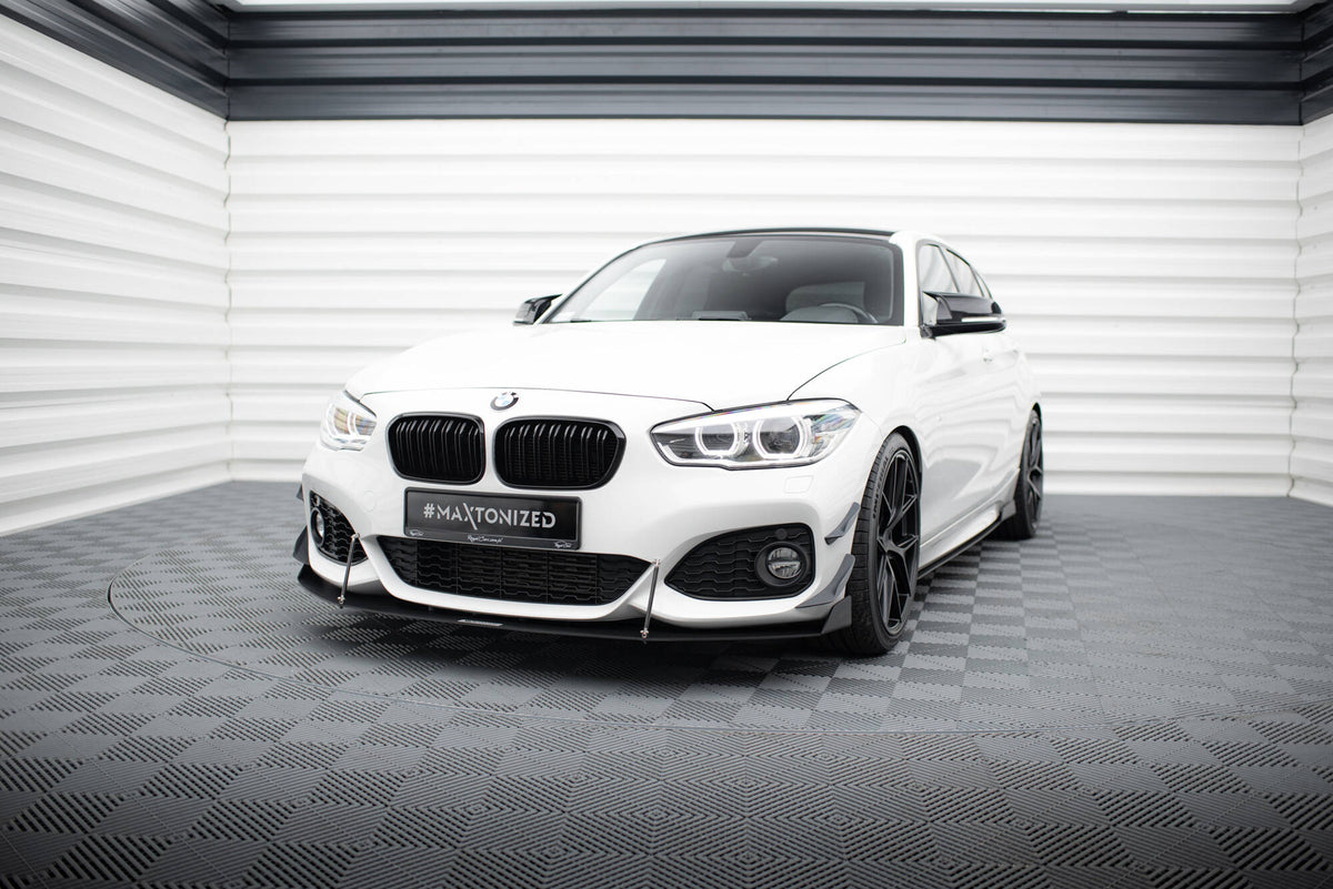 Racing Street+ Spoilerlippe Front Ansatz V.2 passend für BMW 1er F20/F21 M-Power FACELIFT – Ansicht 3