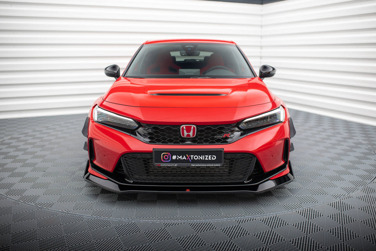 Street+ Spoilerlippe Front Ansatz V.1 + Flaps passend für Honda Civic Type-R Mk 11 – Ansicht 1