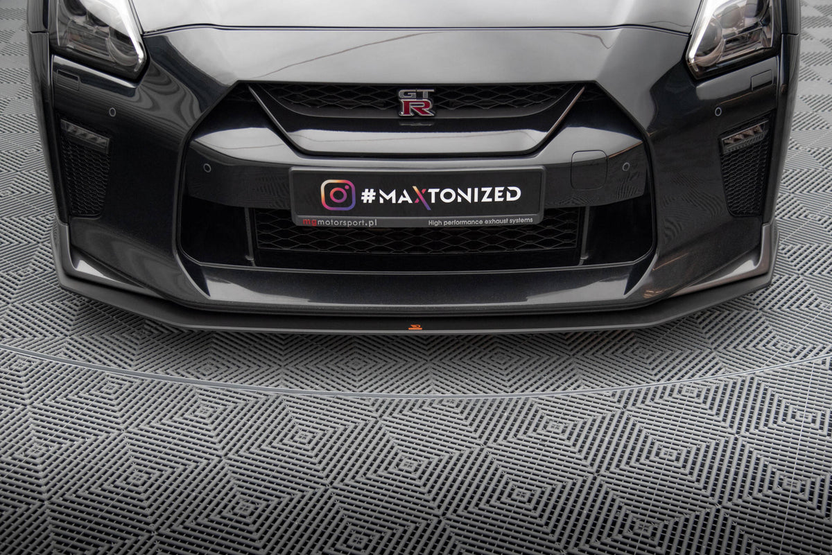 Street Pro Street+ Spoilerlippe Front Ansatz passend für Nissan GTR R35 Facelift – Ansicht 4