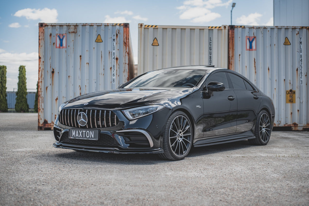Street+ Seitenschweller Leisten passend für Mercedes-AMG CLS 53 C257 schwarz Hochglanz – Ansicht 6