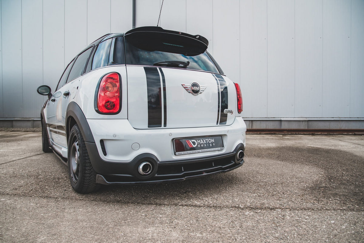 Heckspoiler Lippe Mini Countryman Mk1 JCW schwarz Hochglanz – Ansicht 1