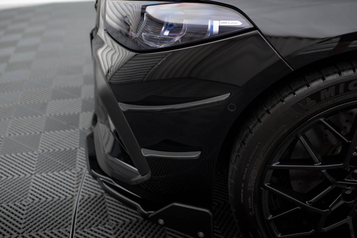 Stoßstangen Flaps Wings vorne Canards passend für BMW M8  Gran Coupe F93 / Coupe F92 – Ansicht 1