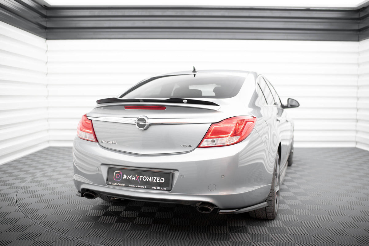 Heckspoiler Lippe Opel Insignia OPC-Line Mk1 schwarz Hochglanz – Ansicht 1