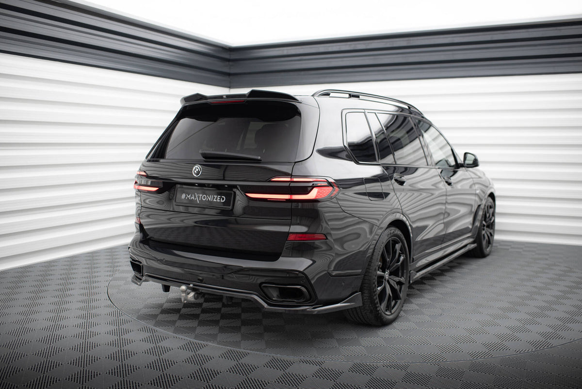 Street+ Mittlerer Diffusor RACE passend für BMW X7 M-Paket G07 Facelift schwarz Hochglanz – Ansicht 1