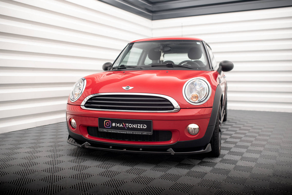 Street+ Spoilerlippe Front Ansatz passend für Mini One R56 schwarz Hochglanz – Ansicht 4