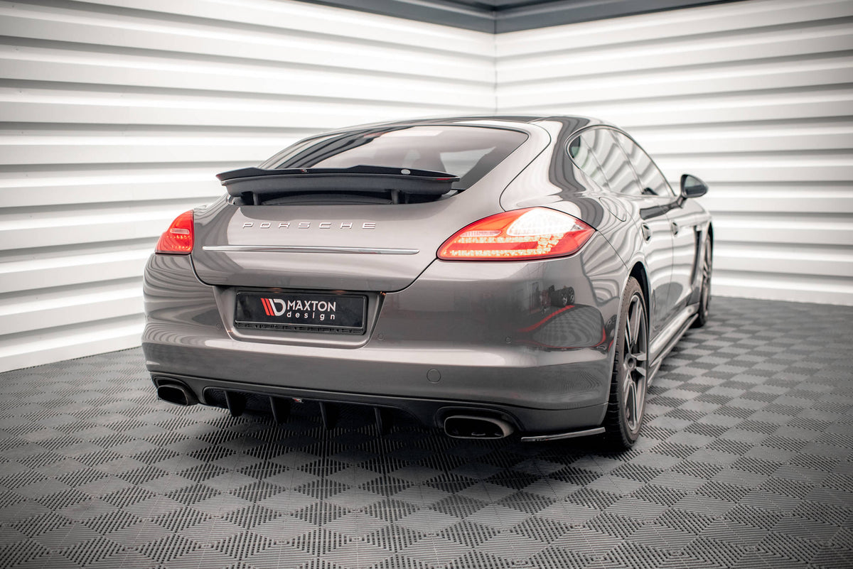 Heckspoiler Lippe Porsche Panamera / Panamera Diesel 970 schwarz Hochglanz – Ansicht 7