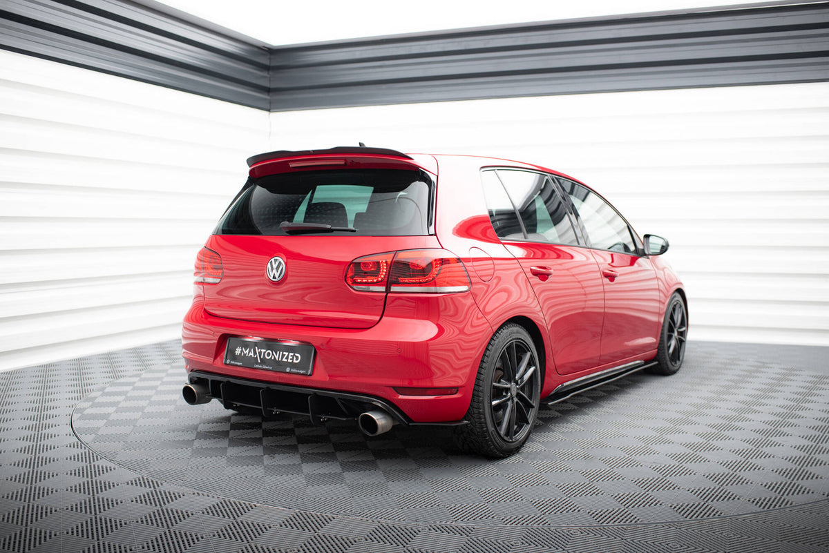 VW GOLF 6 GTI / 35TH Diffusor Heck Ansatz passend für Heckschürze passend für & Heck Ansatz Flaps Diffusor passend für – Ansicht 3