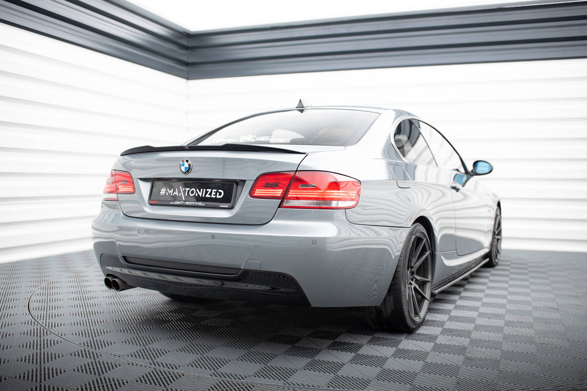 Heckspoiler Lippe BMW 3er M-Paket Coupe E92 schwarz Hochglanz – Ansicht 1
