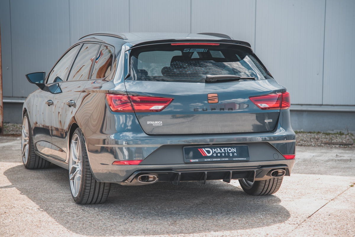 Diffusor Heck Ansatz V.2 passend für Seat Leon Cupra ST Mk3 FL – Ansicht 7