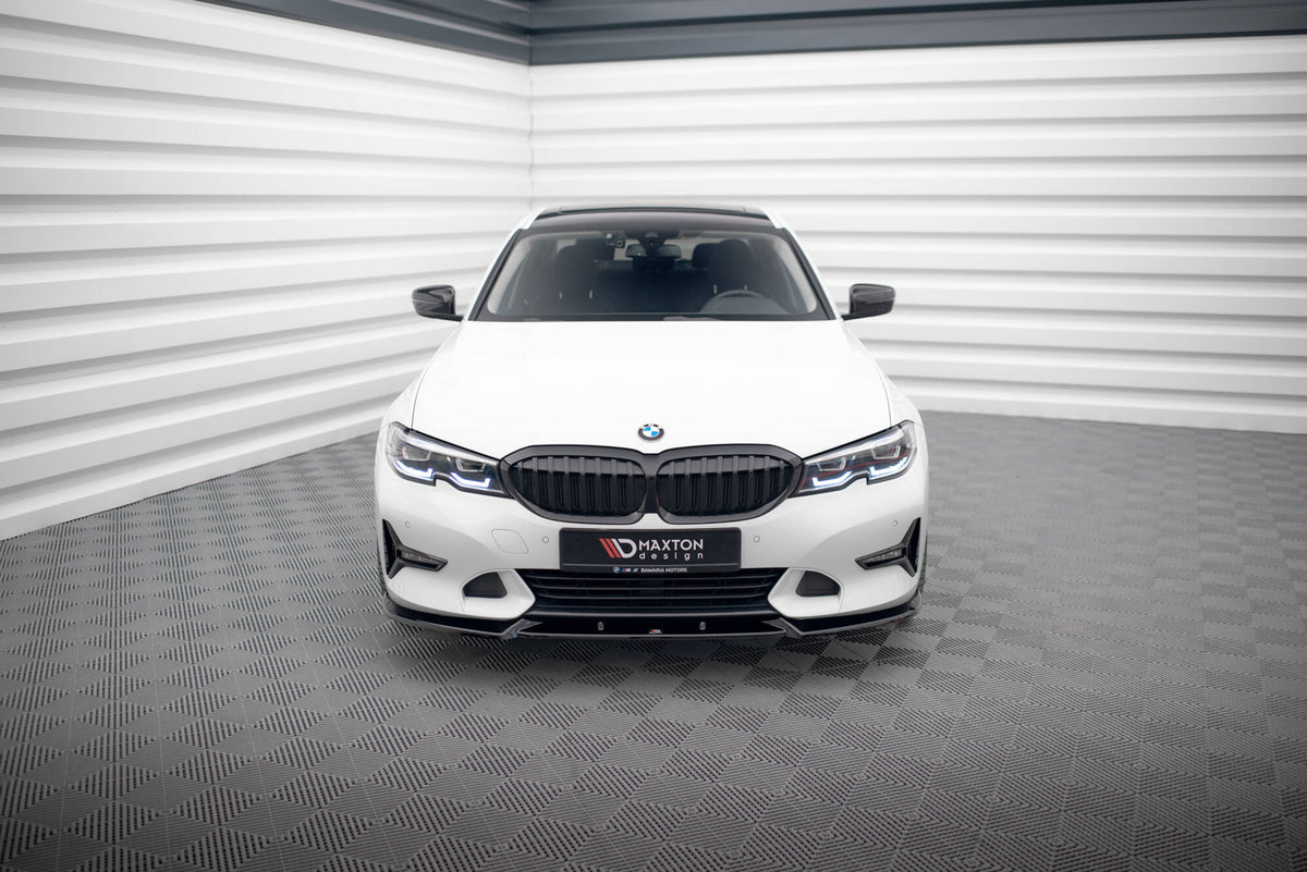 Street+ Spoilerlippe Front Ansatz V.1 passend für BMW 3er Sport Line G20 / G21 schwarz Hochglanz – Ansicht 1