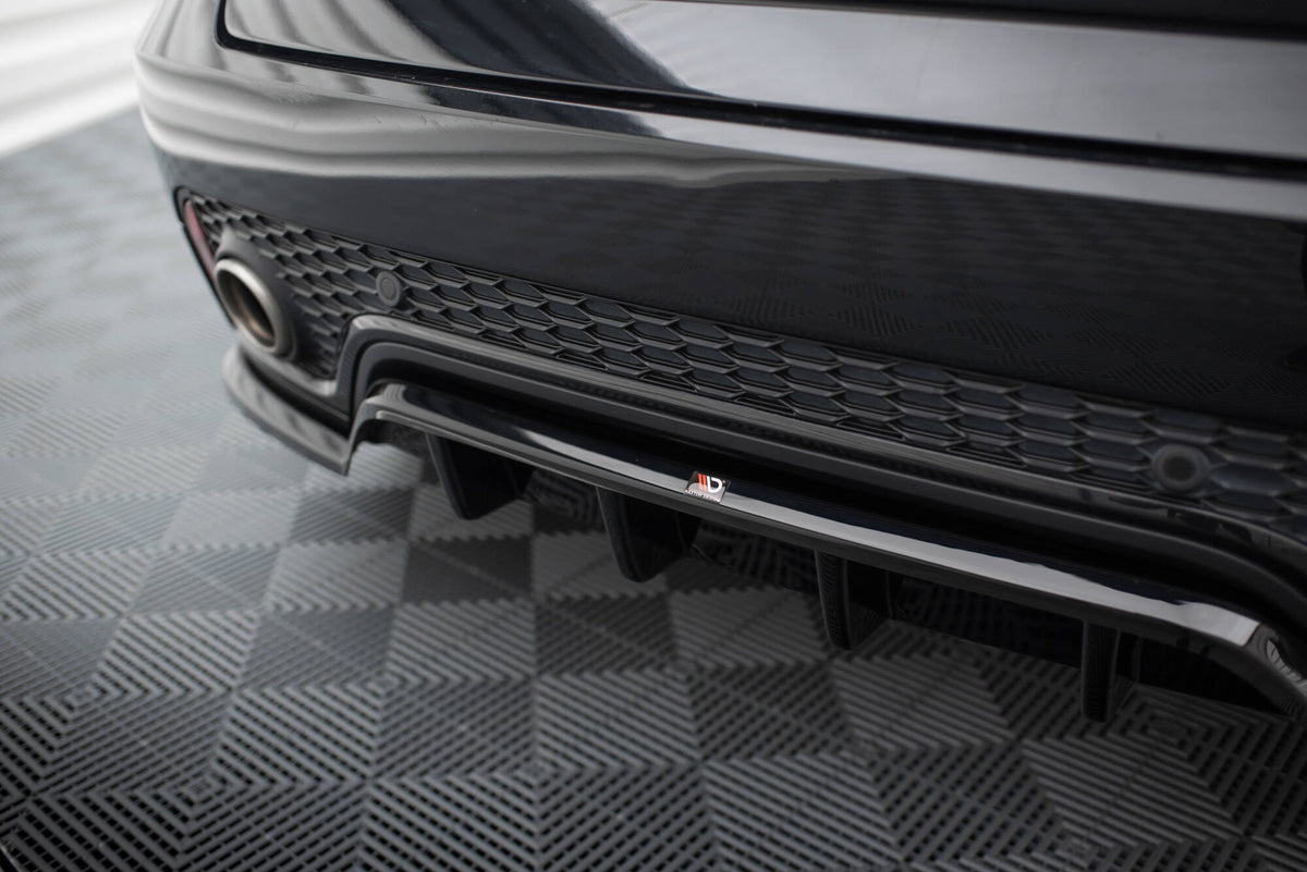 Street+ Mittlerer Diffusor RACE passend für Jaguar E-Pace R-Dynamic Mk1 schwarz Hochglanz – Ansicht 4