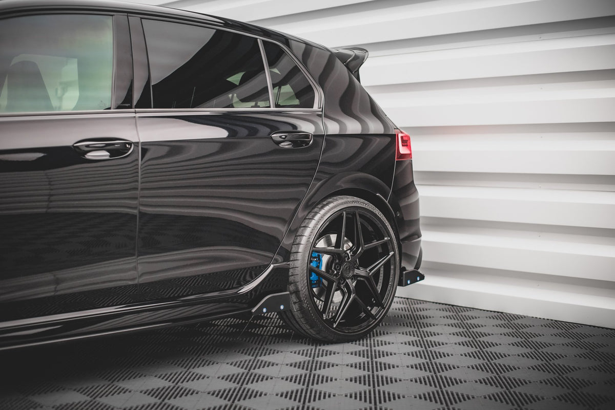 Street+ Seitenschweller Leisten V.2 passend für + Flaps passend für VW Golf R Hatchback Mk8 Facelift – Ansicht 5