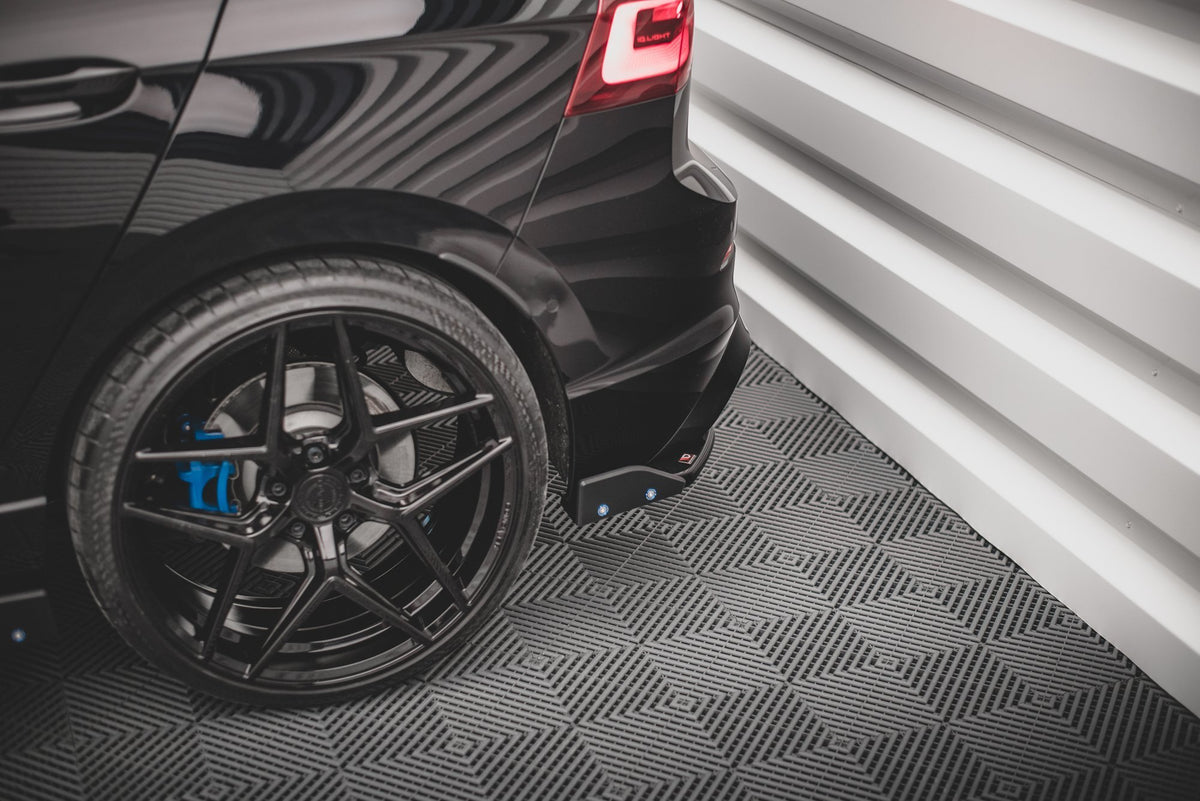 Heck Ansatz Flaps Diffusor V.2 + Flaps passend für VW Golf R Hatchback Mk8 Facelift – Ansicht 5