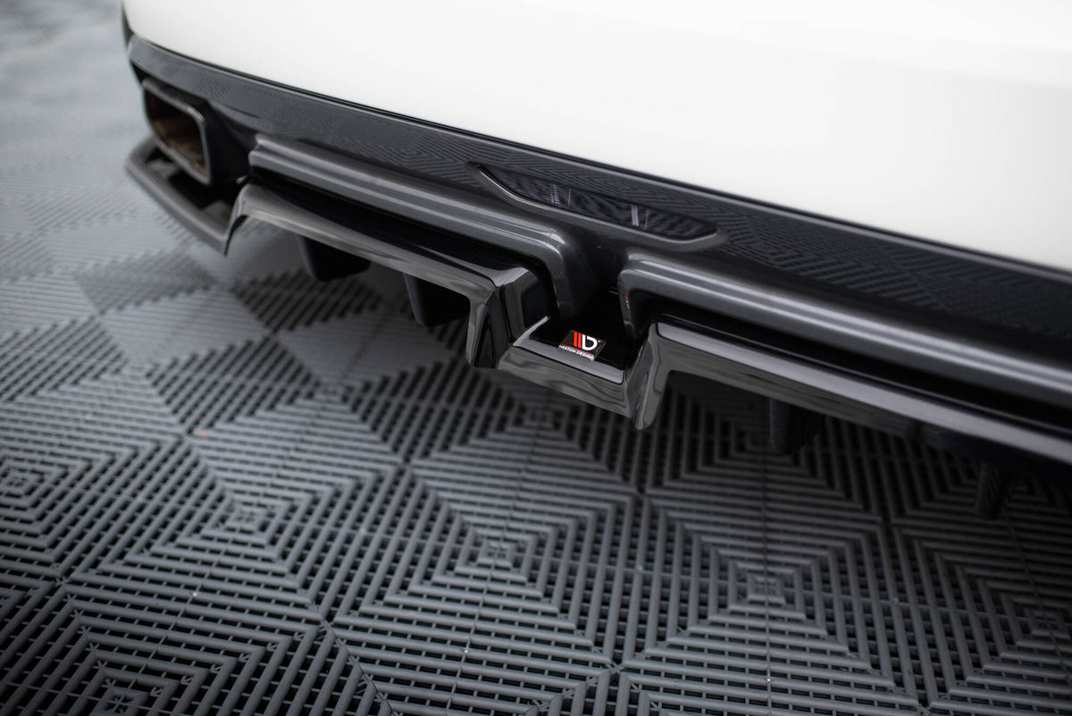 Street+ Mittlerer Diffusor RACE passend für BMW Z4 M40i G29 schwarz Hochglanz – Ansicht 6