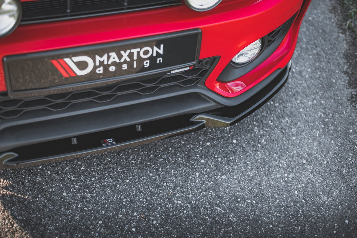 Street+ Spoilerlippe Front Ansatz V.1 passend für Mini Countryman Mk2 F60 JCW schwarz Hochglanz – Ansicht 5